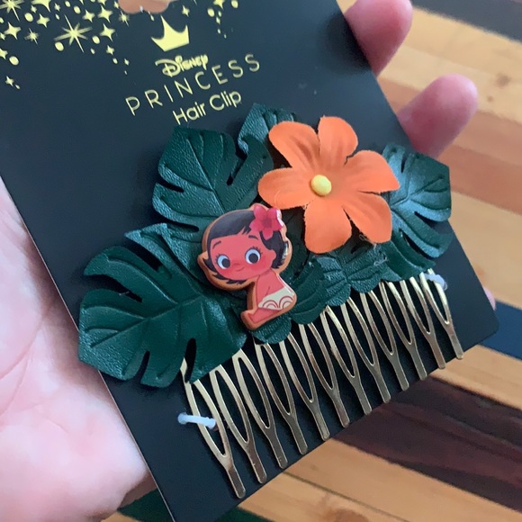 Baby Moana Hair Clip Comb Barette Disney NWT